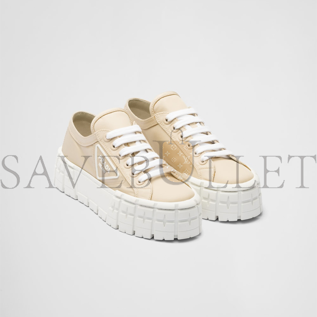 Pra*a double wheel re-nylon gabardine sneakers 1e260m